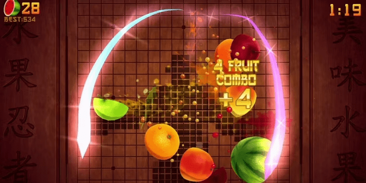 Fruit Ninja Kinect