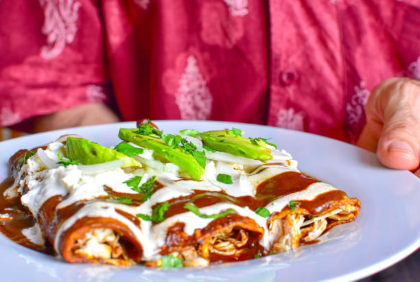 Christmas Style Enchiladas From New Mexico