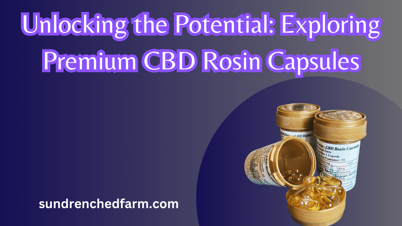 Premium CBD Rosin Capsules