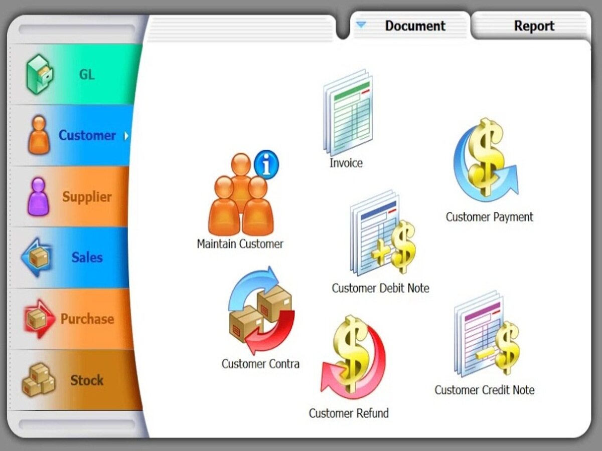 sql accounting customer