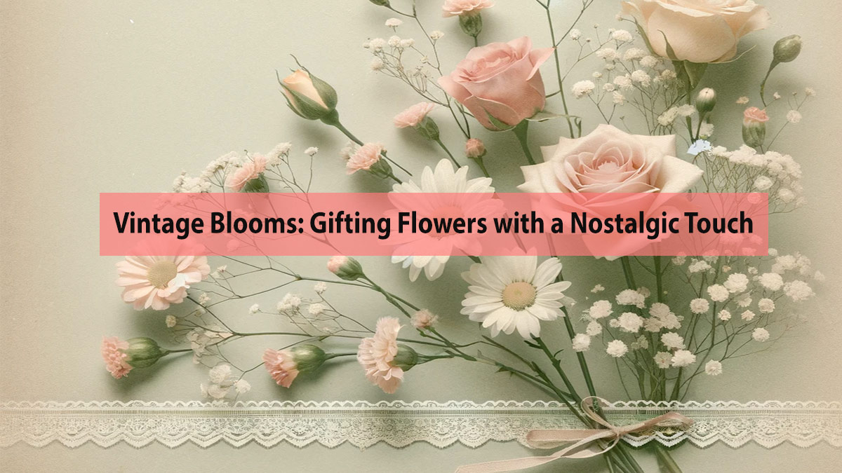 Vintage Blooms: Gifting Flowers with a Nostalgic Touch