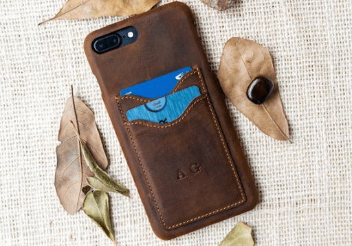 iPhone 8 leather case