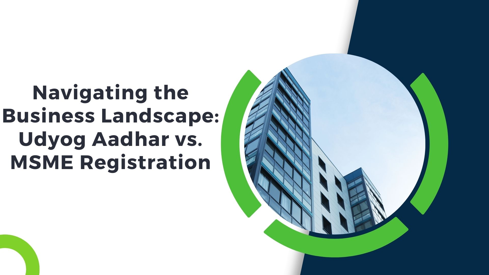 Navigating the Business Landscape: Udyog Aadhar vs. MSME Registration