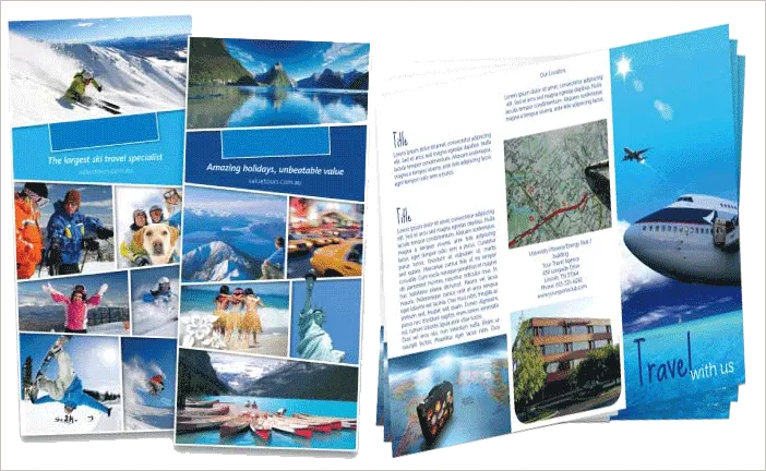 Custom Printed Travel Brochures