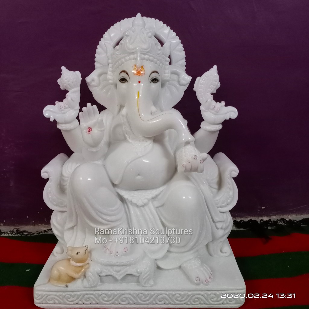 marble ganesha statue