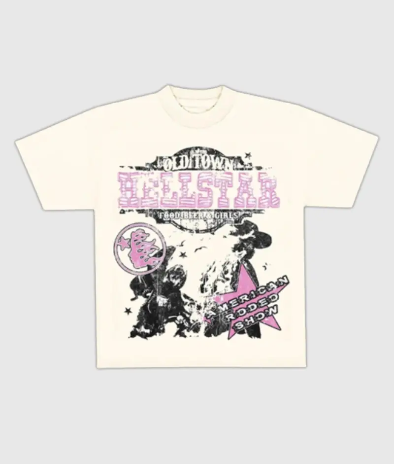 Hellstar-Amercian-Rodeo-Show-T-Shirt-Cream-2-1